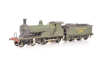 Lot 163 - A semi-finescale 0 Gauge 3-rail Southern Railway 'K10' class 4-4-0 Locomotive and Tender originally from the Robert Head collection (2)