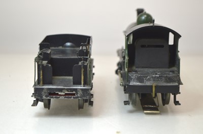 Lot 177 - A (probably) kit-built 0 Gauge 3-rail/stud GWR 'Duke' class 4-4-0 Locomotive and Tender