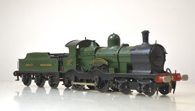 Lot 177 - A (probably) kit-built 0 Gauge 3-rail/stud GWR 'Duke' class 4-4-0 Locomotive and Tender