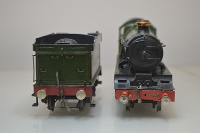 Lot 181 - A (probably) kit-built 0 Gauge 3-rail/stud GWR 'Castle' class 4-6-0 Locomotive and Tender