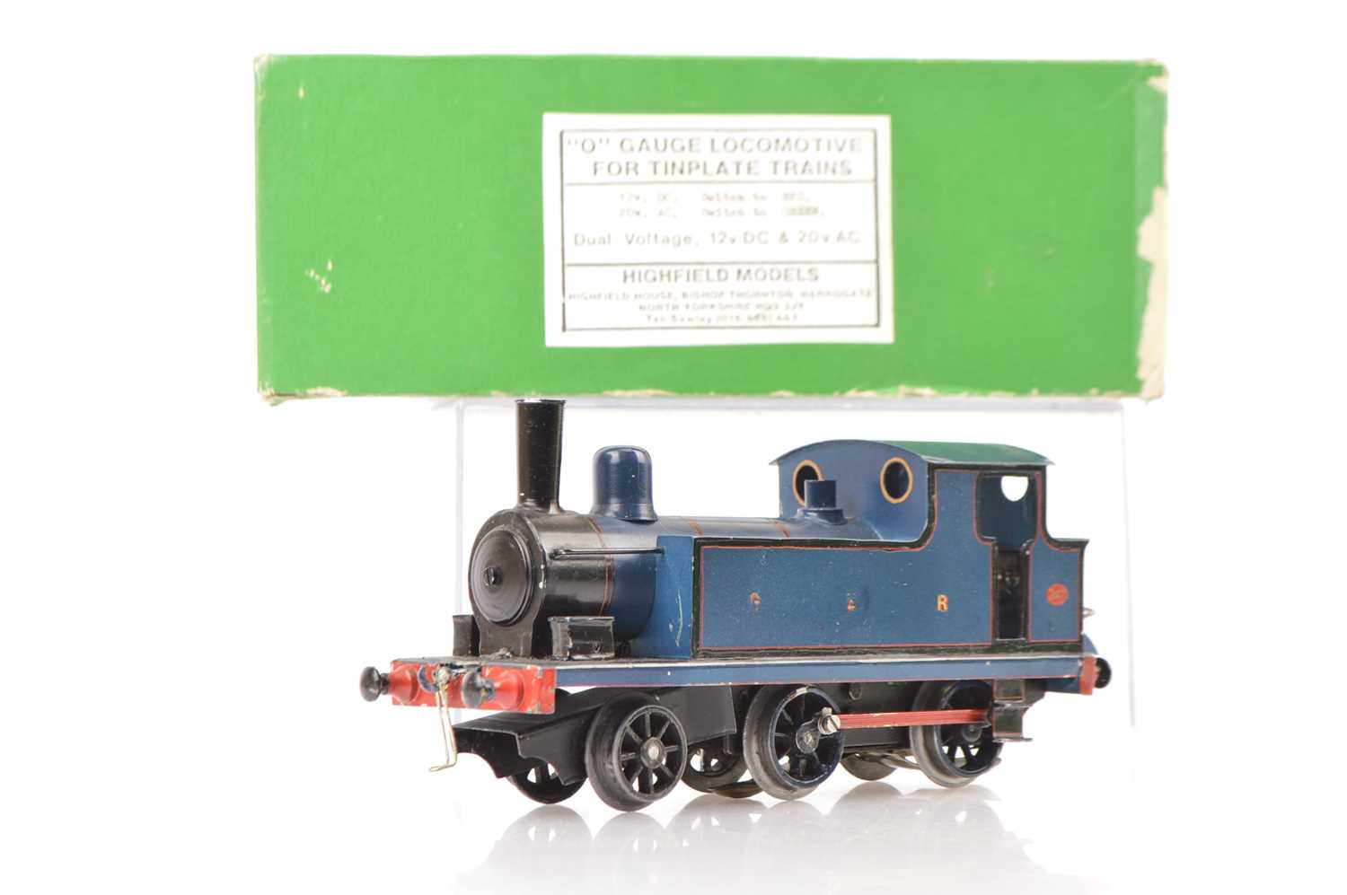 Lot 188 - An 0 Gauge 3-rail electric GER 2-4-0 Tank Locomotive by Highfield Models