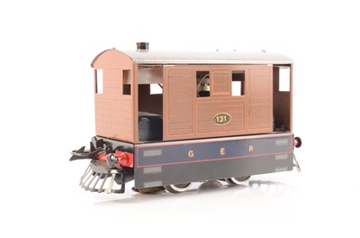 Lot 197 - An 0 Gauge 3-rail electric GER 0-4-0 Tram Locomotive by Highfield Models