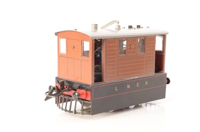 Lot 198 - An 0 Gauge 3-rail electric LNER 0-4-0 Tram Locomotive by Highfield Models