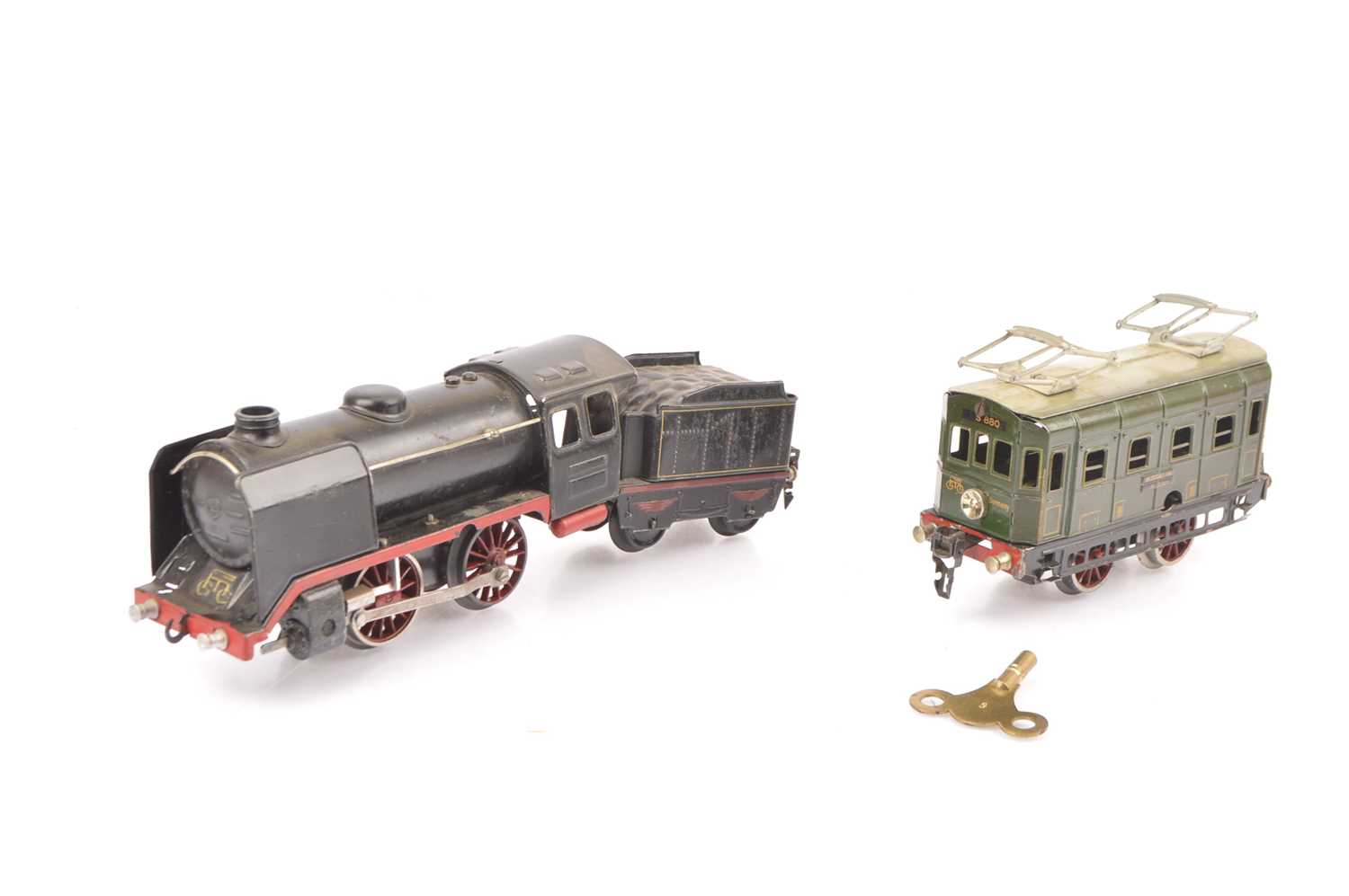 Marklin Clockwork Lot 205 - Two Marklin 0 Gauge clockwork Continental