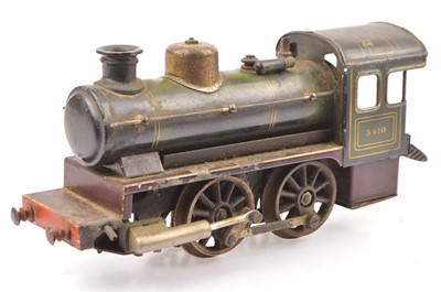 Lot 208 - A Bing 0 Gauge live steam 0-4-0 Locomotive without tender