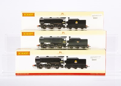 Lot 231 - Hornby 00 Gauge BR black Class Q1 Locomotives and Tenders