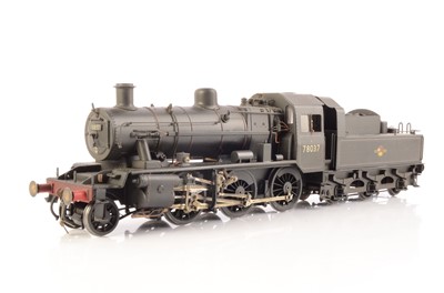 Lot 251 - A Finescale 0 Gauge Kit-built BR Standard class 2MT 2-6-0 Locomotive and Tender