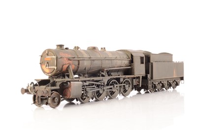 Lot 254 - A Finescale 0 Gauge Kit-built BR (Ex-WD) 2-8-0 Locomotive and Tender