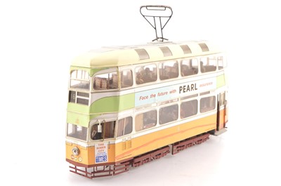 Lot 264 - A powered Finescale 0 Gauge Glasgow 'Coronation' Tramcar by Terry Russell Trams