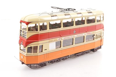 Lot 265 - A non-powered Finescale 0 Gauge Glasgow 'Coronation' Tramcar by the St Petersburg Tram Company