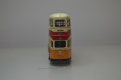 Lot 266 - A non-powered Finescale 0 Gauge Glasgow 'Cunarder' Tramcar by the St Petersburg Tram Company