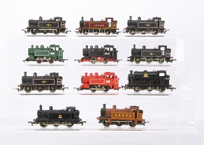 Lot 255 - Hornby and Tri-ang 00 Gauge 0-4-0 and 0-6-0 Steam Locomotives in assorted liveries