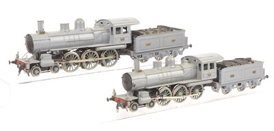 Lot 274 - Pair of Rivarossi 0 Gauge Casey Jones 4-6-0 Locomotive and 6-wheel Tender modified and painted into PO (Paris-Orleans) grey and Numbered 1771 (lacks motor) and 1775 (2 plus parts)