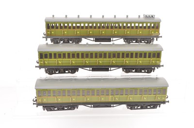 Lot 277 - ACE Trains 0 Gauge Limited Edition C/1 PO (Paris-Orleans) green 3-Coach Set