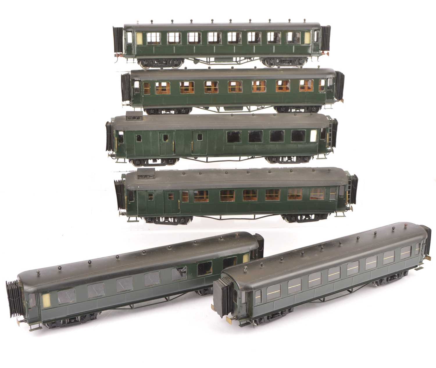 Lot 278 - Rake of six kit/scratch built ETAT plain