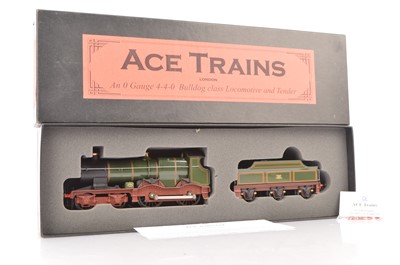 Lot 299 - ACE Trains 0 Gauge E/16GWR green Bulldog Class 4-4-0 Locomotive and Tender