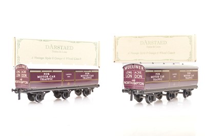 Lot 303 - Pair of Darstaed Trains 0 Gauge Motor Car Vans both No 603