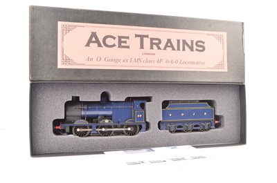 Lot 308 - ACE Trains 0 Gauge S&DJR blue Class 4F 0-6-0 Locomotive and Tender No 59