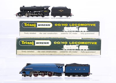 Lot 412 - Pair of Tri-ang Wrenn 00 Gauge Locomotives and Tenders