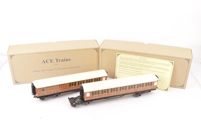 Lot 325 - ACE Trains 0 Gauge LNER Teak seven Coach set including two articulated sets (7 coaches)