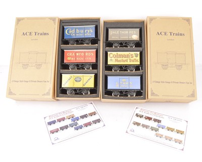 Lot 336 - Two ACE Trains 0 Gauge Private Owners Van Sets