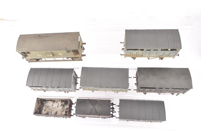 Lot 399 - Slater's 0 Gauge kitbuilt LMS Goods wagons (8)