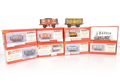 Lot 406 - Slater's 0 Gauge kitbuilt Private Owners Open wagons (10)