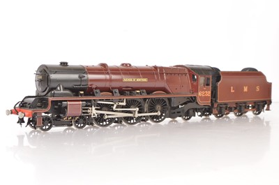 Lot 429 - An 0 Gauge 2-rail LMS Stanier 'Duchess' class 4-6-2 Locomotive and Tender by Finescale Brass (San Cheng)