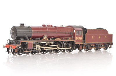 Lot 440 - A Kit-built 0 Gauge 2-rail LMS 'Rebuilt Royal Scot' class 4-6-0 Locomotive and Tender