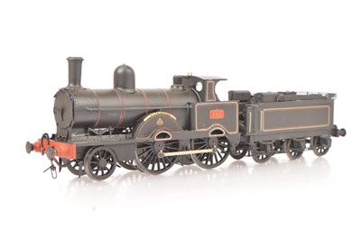 Lot 455 - A Kit-built 0 Gauge 2-rail LNWR Webb 'Large Jumbo' class 2-4-0 Locomotive and Tender