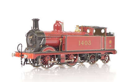 Lot 458 - A San Cheng Brass Finescale 0 Gauge 2-rail LMS (Ex-MR) 2223 class 0-4-4 Tank Locomotive