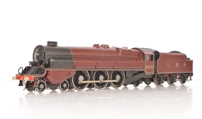 Lot 461 - A Kit-built 0 Gauge 2-rail LMS  Stanier 'Turbomotive' 4-6-2 Locomotive and Tender