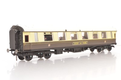 Lot 472 - A Finescale 0 Gauge GWR 'Super Saloon' by MSC Models