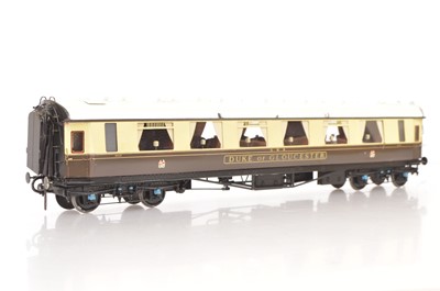 Lot 473 - A Finescale 0 Gauge GWR 'Super Saloon' by MSC Models