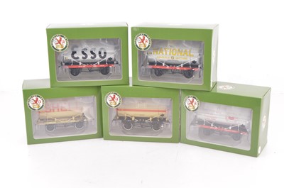 Lot 488 - Lionheart Trains 0 Gauge  Tank wagons, in original boxes, (5)