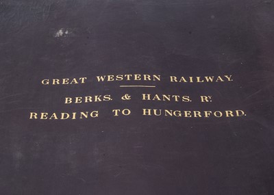 Lot 495 - 1887 Bound Plans of the GWR Berkshire and Hampshire Railway