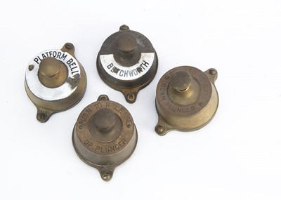 Lot 508 - Four Signal Box Bell Pushes