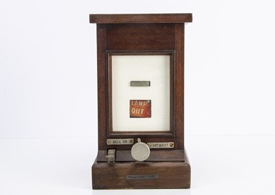 Lot 512 - Signal Box Lamp Indicator by R E Thomson