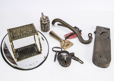 Lot 525 - Railway and Related Metalware and Hardware (6)