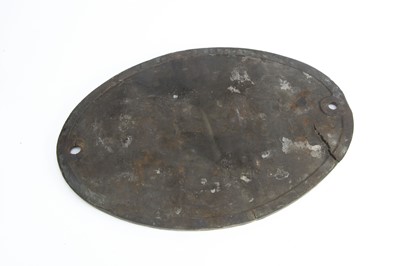 Lot 562 - South African Railways Cabside Plate