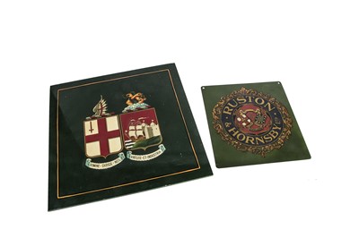 Lot 568 - Four Emblem Plaques