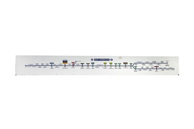 Lot 581 - Piccadilly Line Frieze Map