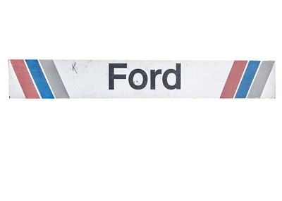 Lot 589 - Network South East Platform Sign Ford