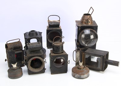 Lot 600 - Various Railway Lamps