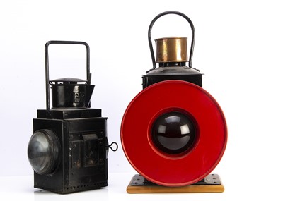 Lot 603 - Two Railway Lamps