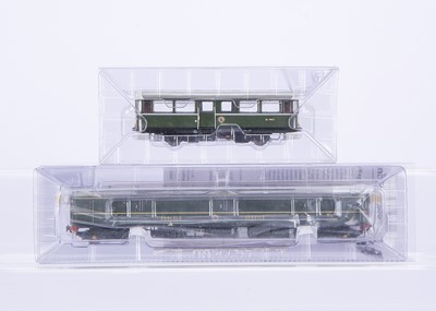 Lot 539 - Heljan 00 Gauge BR green Diesel Railcar