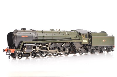 Lot 657 - A Gauge 1 (10mm scale) live steam BR Standard 'Britannia' 4-6-2 Locomotive and Tender by Accucraft