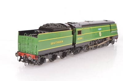 Lot 659 - A Gauge 1 (10mm scale) live steam BR 'Battle of Britain' 4-6-2 Locomotive and Tender by Aster (2)