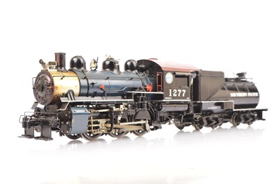 Lot 660 - A Gauge 1 (10mm scale) live steam American Southern Pacific 0-6-0 'Switcher' Locomotive and Tender by Accucraft