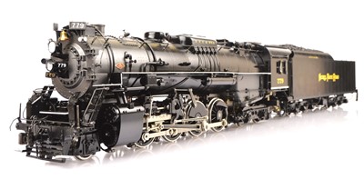 Lot 663 - A Gauge 1 (10mm scale) live steam American NYC & St L 'Berkshire' class 2-8-4 Locomotive and Tender by Aster